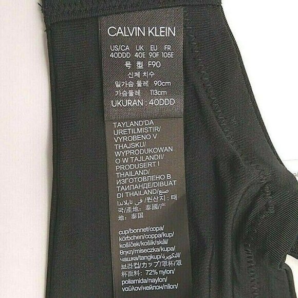 Calvin Klein Seductive Comfort Soft Cup Bra 40DDD - Picture 9 of 10